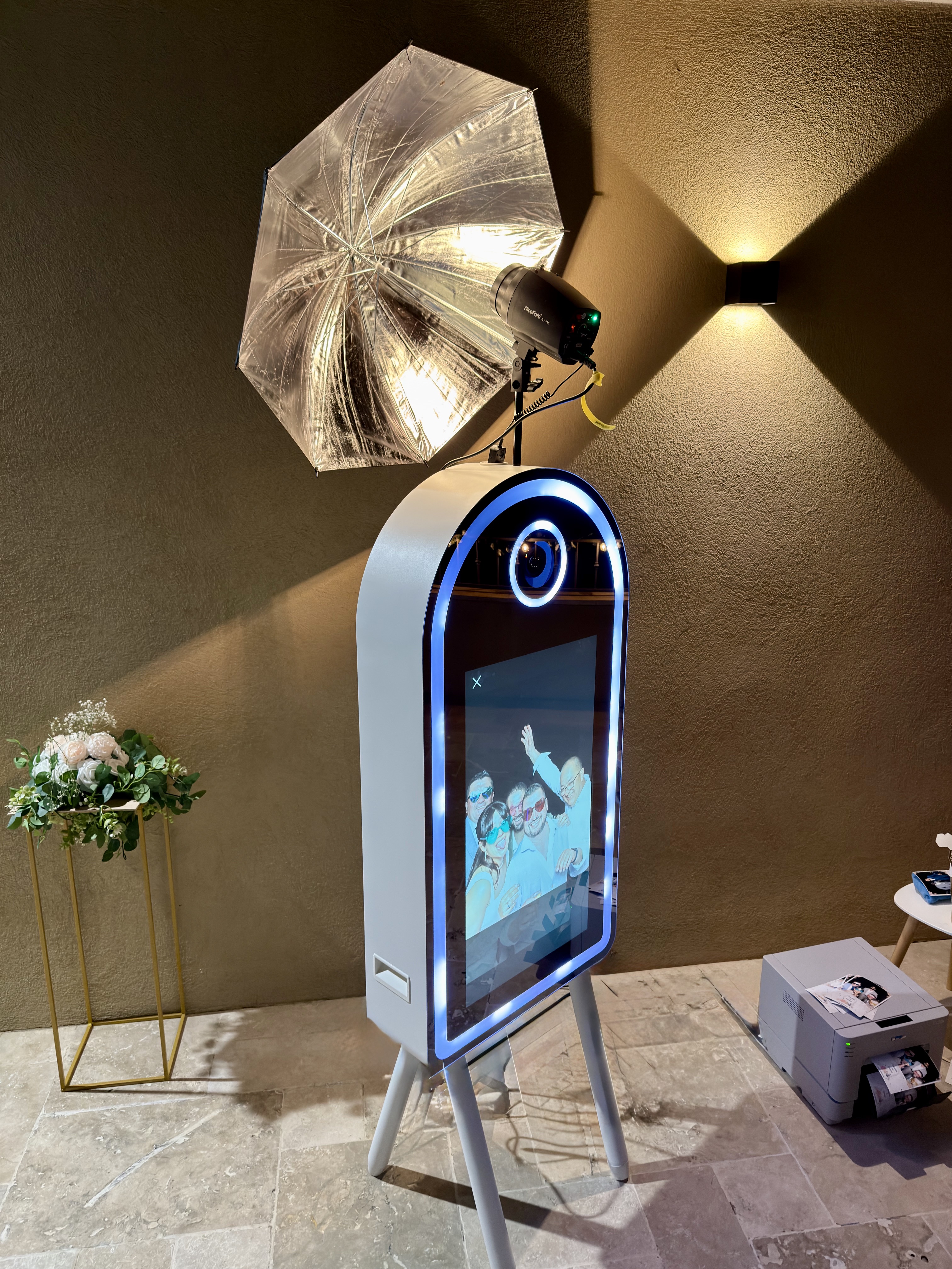 Photobooth miroir TropezBooth en soirée